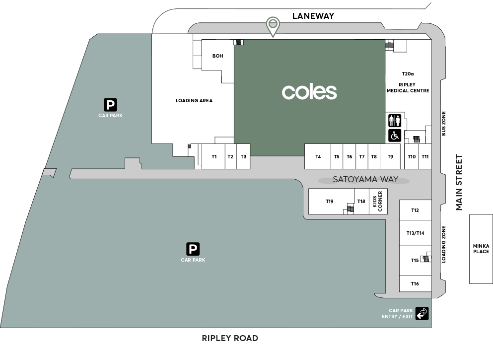 Ripley Town Centre - Coles Ground Floor