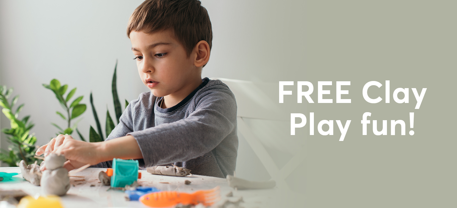 School Holiday - FREE Clay Play Fun!